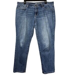 GAP Women's Sexy Boyfriend Fit Jeans, Dark Indigo, Size 14